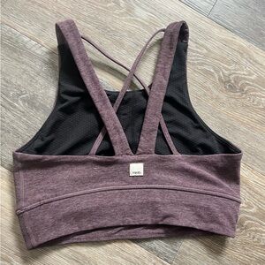 Vuori “Fossil Heather” Sports Bra